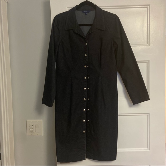 Denim Dress - Black - Picture 1 of 1